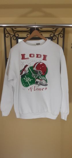 LODI CA FLAMES CREWNECK SWEATSHIRT 