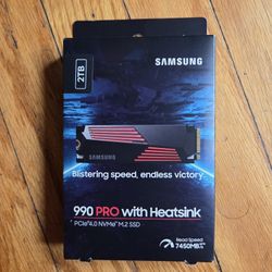 Samsung Internal Ssd 990 Pro With Heat Sink 2t(2 Terrabytes)  