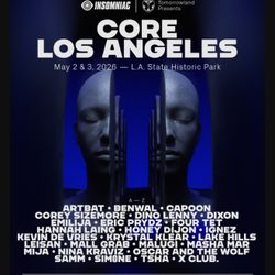 CORE LA TICKETS- 2 DAY 
