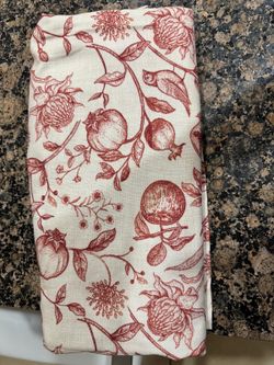 square Linen Tablecloth