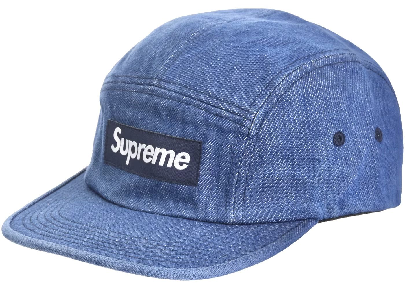 Supreme Washed Chino Twill Camp Cap 'Denim'