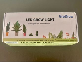 5 Head LED Grow Light for Indoor Plants w/ Timer & Dimmable Settings
