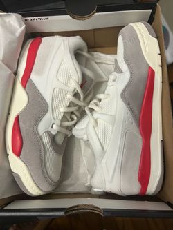 Air Jordan Sneakers White Grey Red