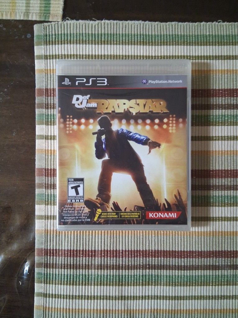 Def Jam RAPSTAR game (Ps3) New