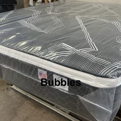 Queen sizes black series Euro Pillow Top 12”  $199