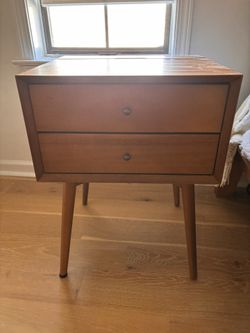 West Elm Nightstands (set of 2) w/ Charging Ports