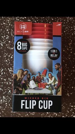 Wicked Big Flip Cup Tailgating Cookout Game