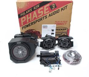 SSV Works PHASE 3 Kicker Edition Audio Kit for 15-18 Polaris RZR