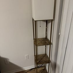 Light Lamp With Shelving 