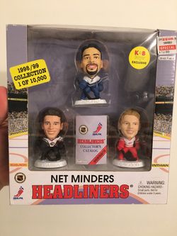 NHL VTG 90’s Net Minder Headliners (Kolzig, Hasek & Osgood) Limited Editon- RARE