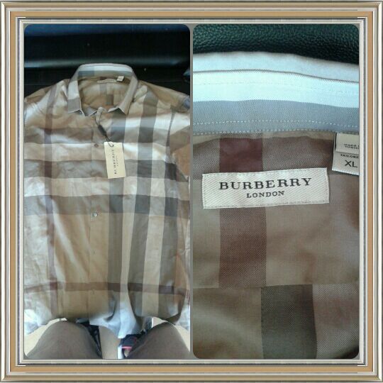 Burberry button up XL