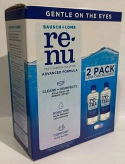 Bausch+Lomb ReNu Multi-Purpose Solution Advanced Formula 12 oz 2-Pack 