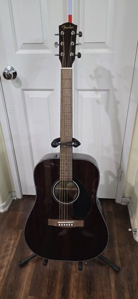 Guitar with stand NEW