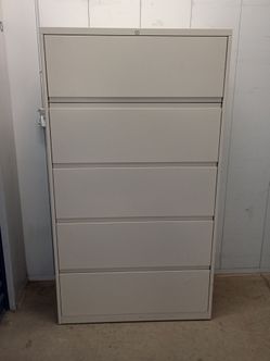 Metal file cabinet $ $ 180