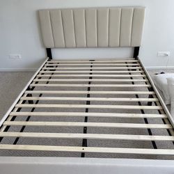 Queen Sized Bed with Mattress 