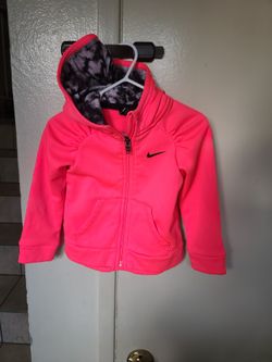 Infant Nike Dri-fit Pink Zip Up Hoodie