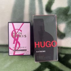 2 Perfume Fragrances (YSL & Hugo) 