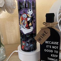 Jack And Sally 20 Oz Tumbler