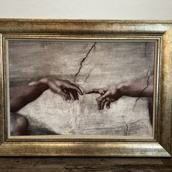 Michael Angelo The Creation Of Adam Canvas