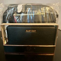 Ellen Tracy Hand Bags With Zip Around Clutch 