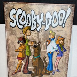 Scooby-Doo Gang Mystery INC Decorative Metal Tin Sign