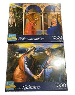 Joyful Mysteries Rosary Collection 1000Pc Jigsaw Puzzle lot of 2 sealed!