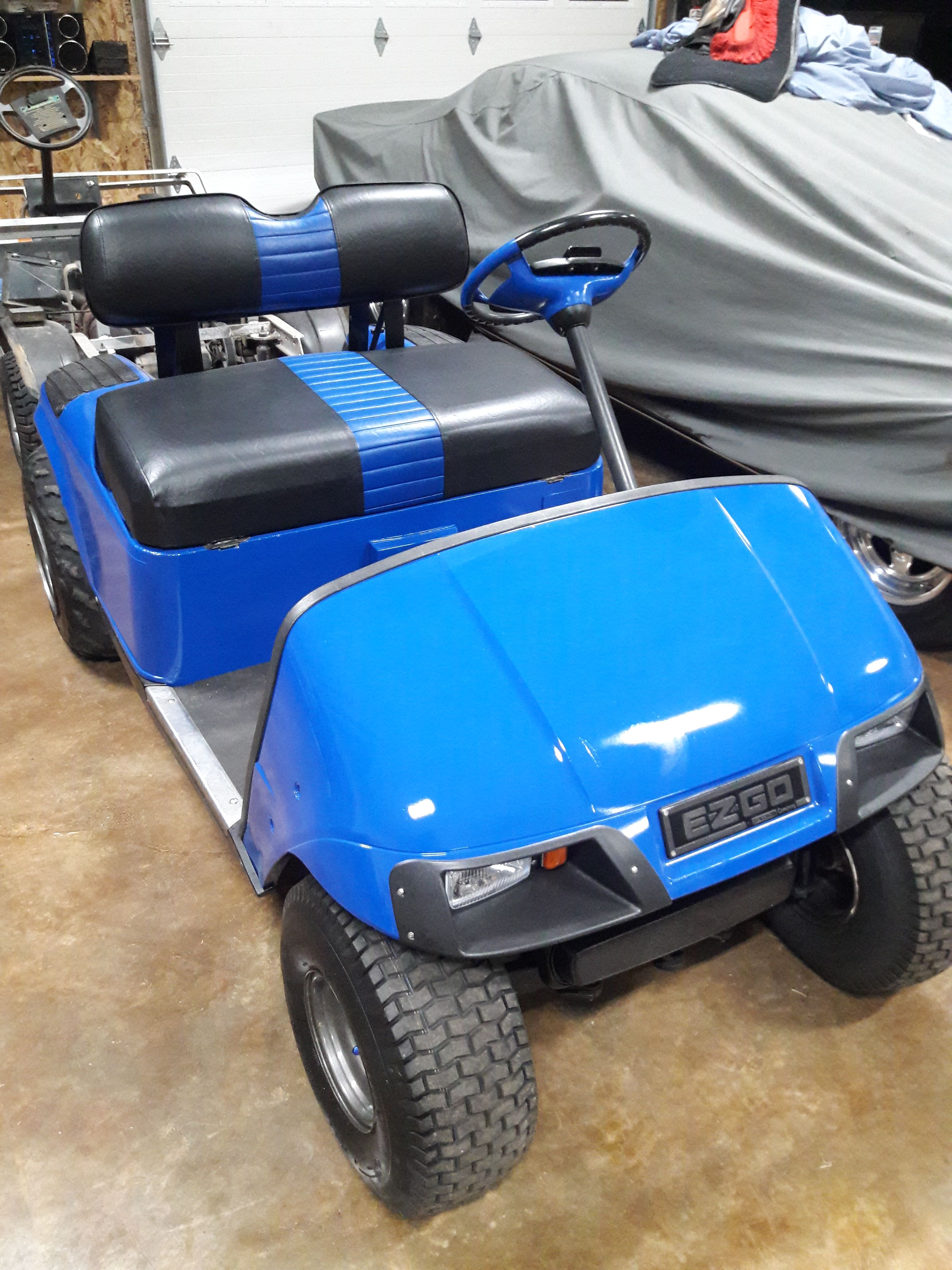 EZ GO Golf cart w/Snowmobile engine
