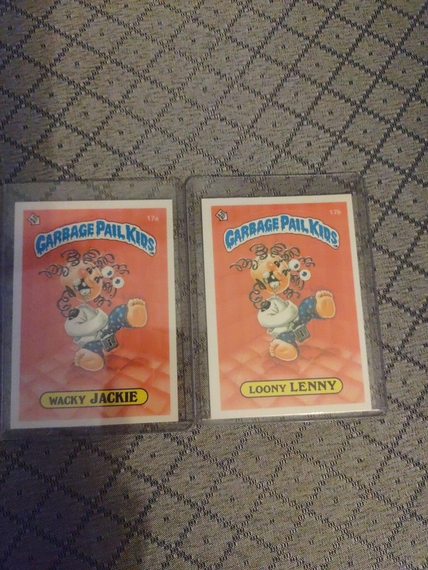 17A 17b Series 1 Garbage Pail Kids Cards/Glossy