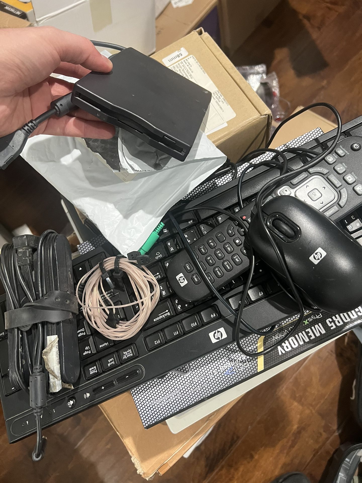 Parts Bin Of Old Computer Parts
