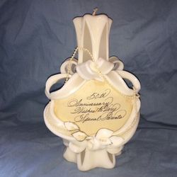 50th Wedding Anniversary Candle