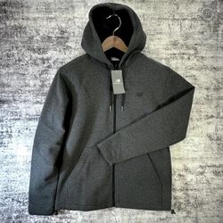 Man's New Balance Jacket Large Gray Fleece Lining 