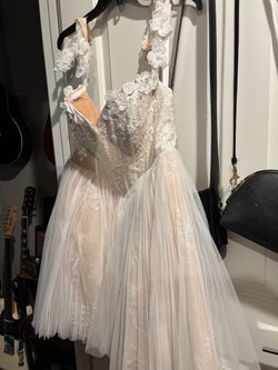 Short wedding dress size 14