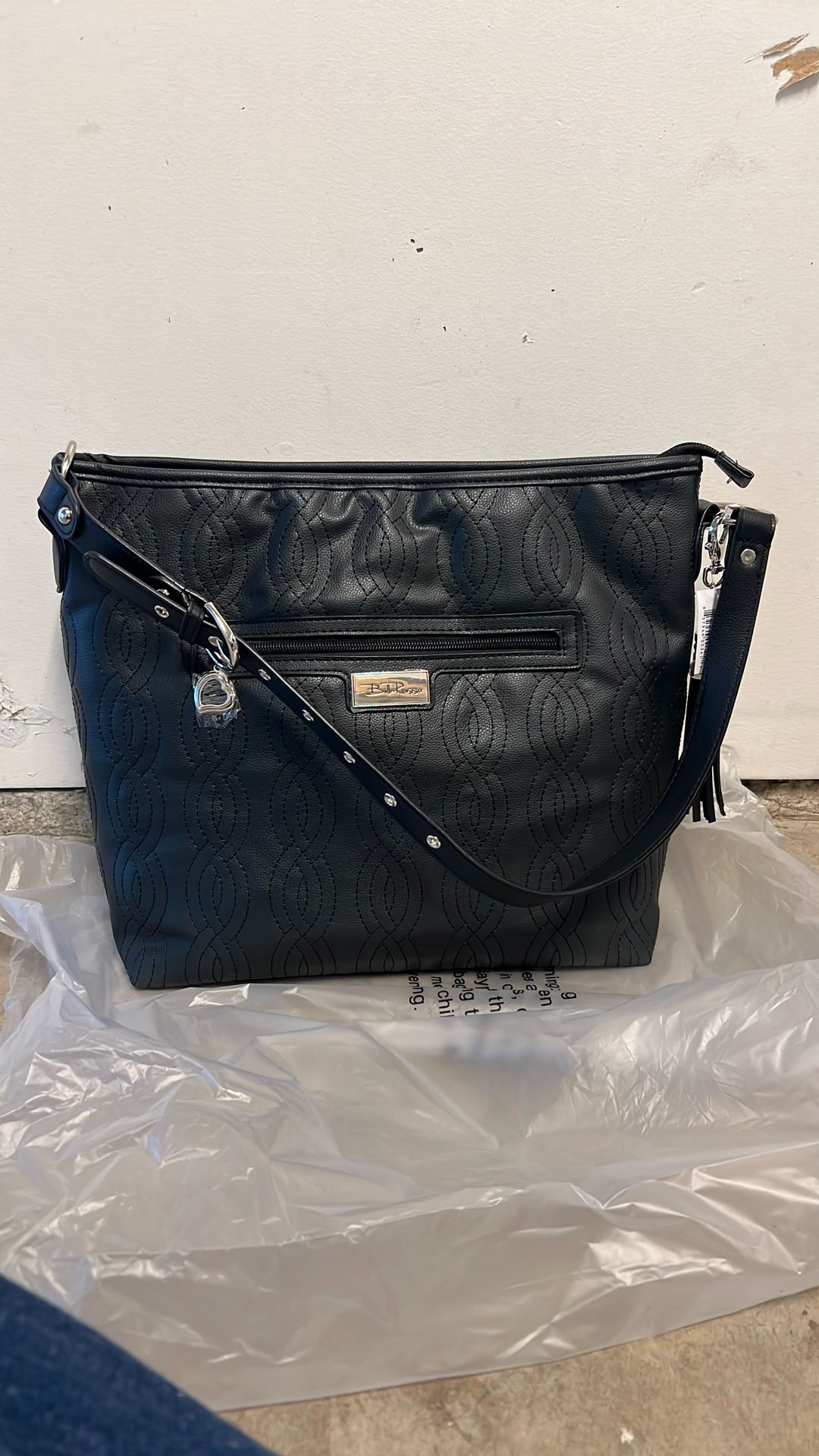 NEW Bella Russo black tote bag