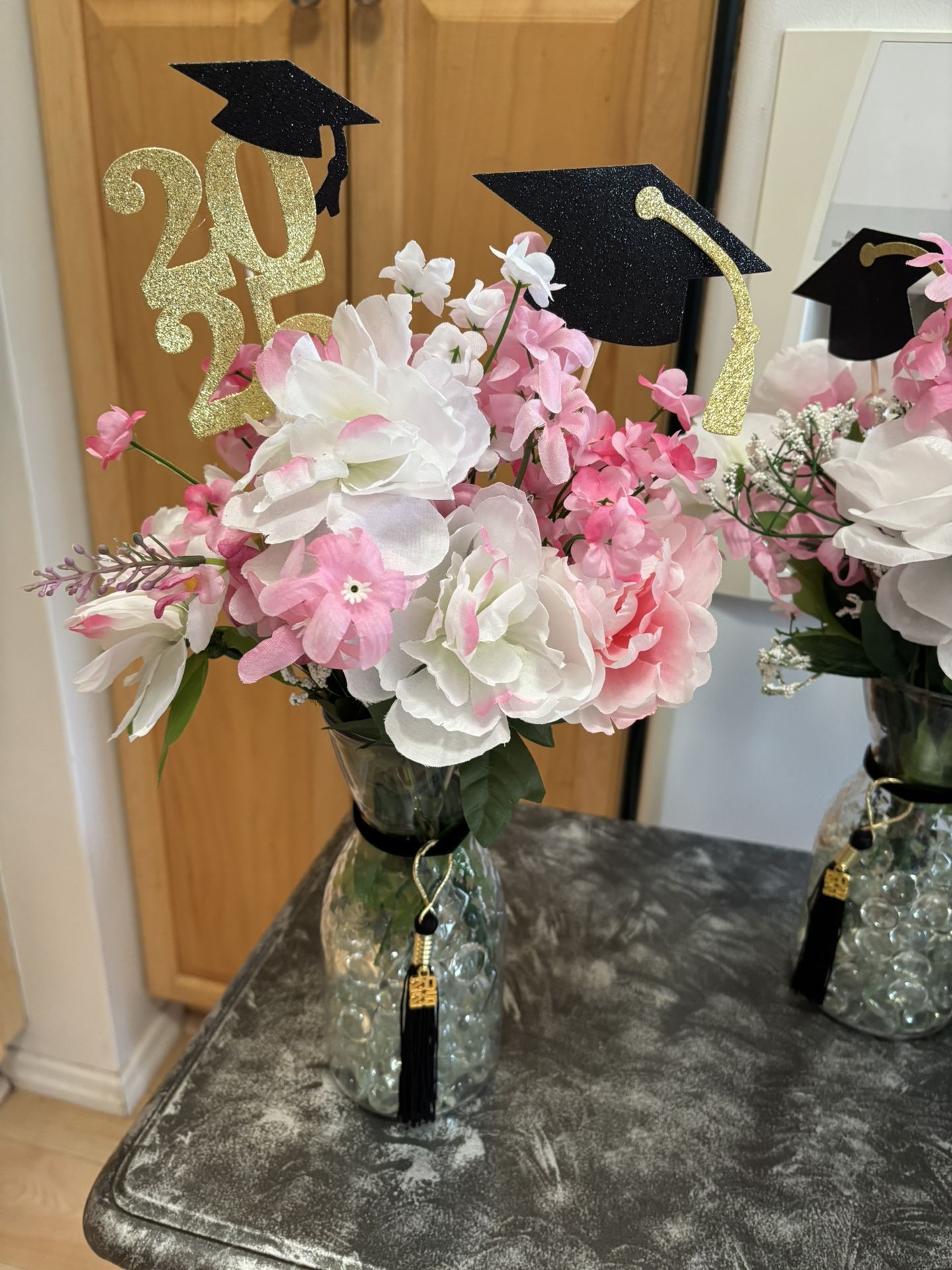 Lot Of 8 Centerpieces - Graduation 