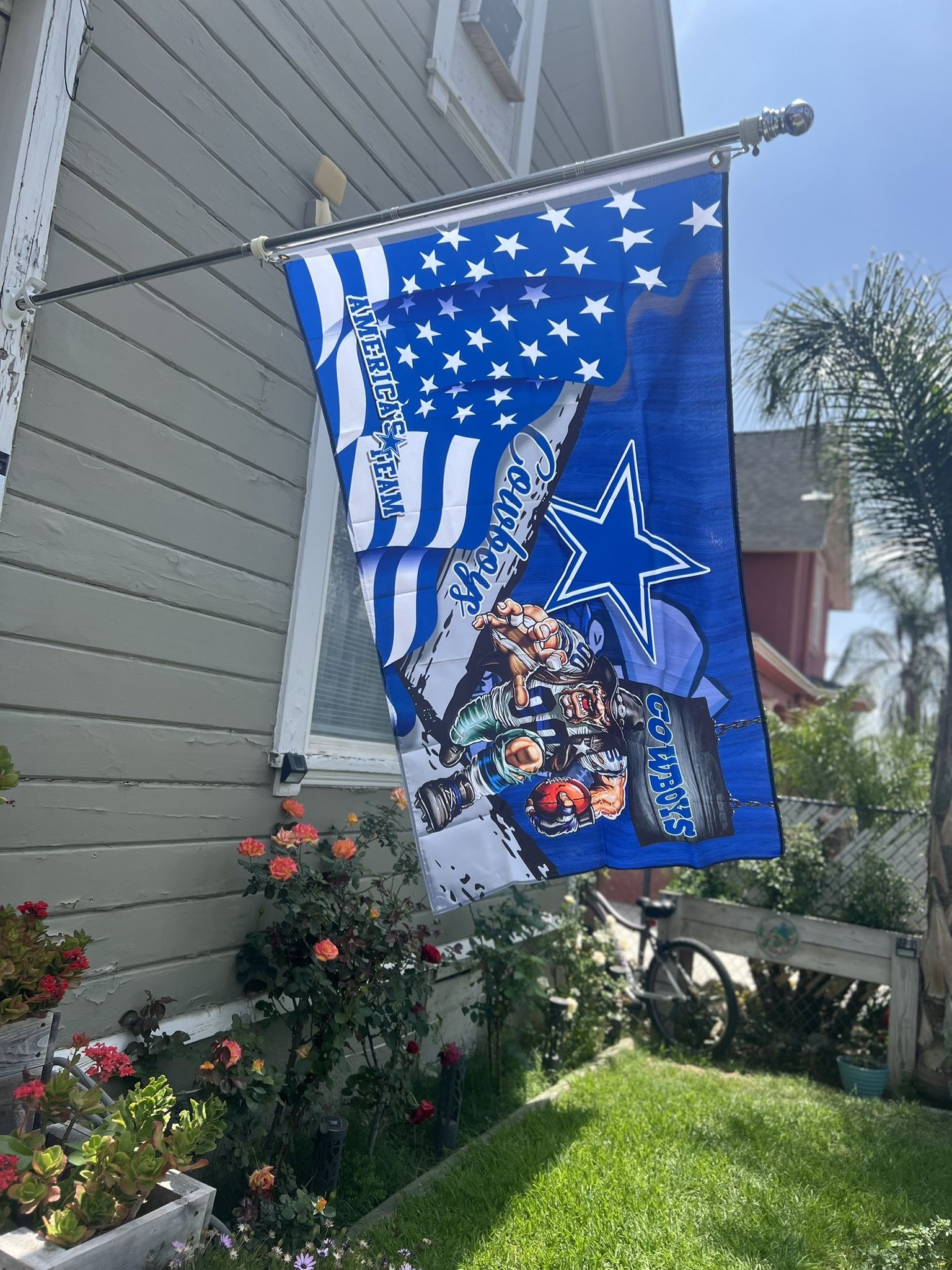 Cowboys Flag Size 3ftx5ft