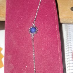 7 Inch Girls Bracelet With onyx Stone