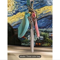 Three color Women's Multipurpose bag, Wallet, Women's Card Bag, Zero Wallet, Zero Wallet, Set Wallet for Women Bag size (L: 7.5"*4" M: 4.5"*4 S:4.5"2.