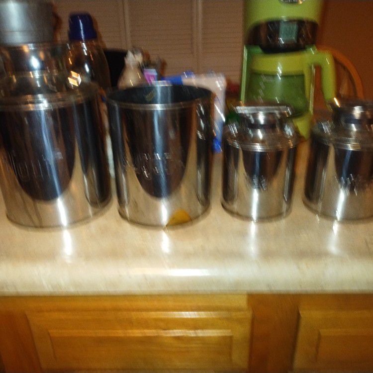 Stainless Steel Milk Can Canister Storage Containers 