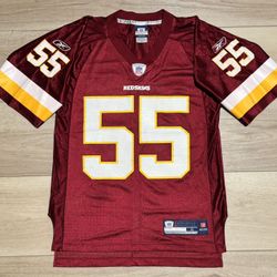 Chris Hanburger Washington Redskins Commanders Burgundy Jersey Size Men’s Small 