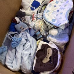 Box Full Of Baby Boy Stuff