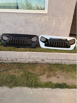 Jeep Wrangler front grills