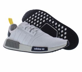 Adidas NMD R1 Mens Shoes Size 13.5, Grey/Navy/Yellow
