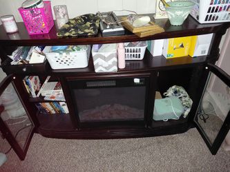 Electric Fireplace Stand