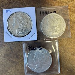 Three Silver Dollars. Group 15.