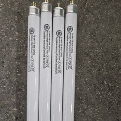 GE Ecolux High Output T5 Linear Fluorescent lamps (model number F54W/T5/835).