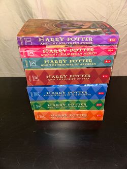 Harry Potter book collection.