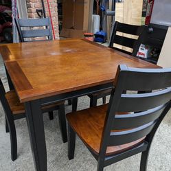 Solid wood dining set