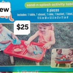 Sand And Splash Activity Table New