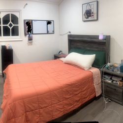 Full Size Bed And Dresser Set Light Up Bed frame 