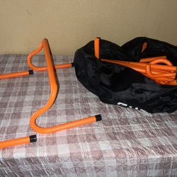 GHB 10 Pack 8" Agility Hurdles Speed Agility Training Hurdles W/ Carry Bag
